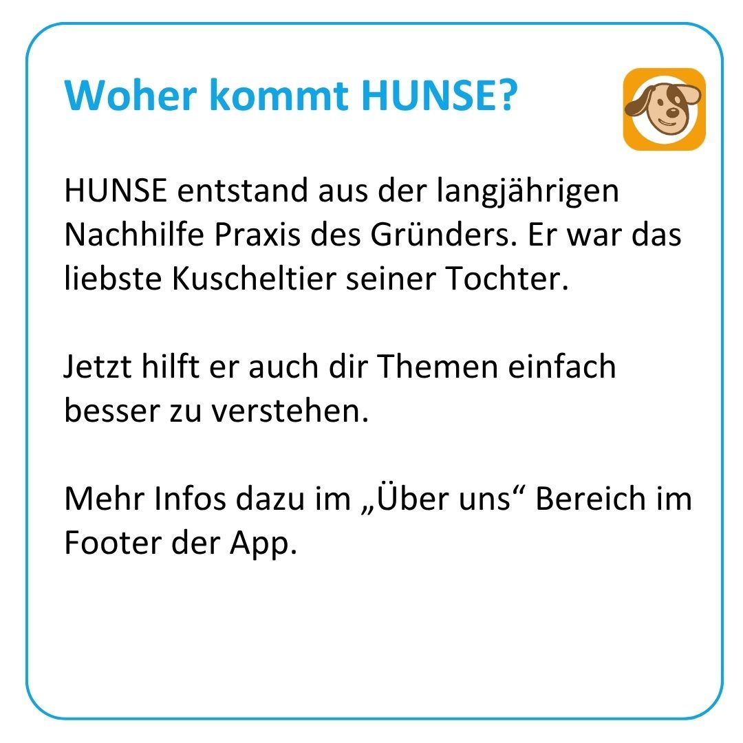 HUNSE Helps! Entstehungsgeschichte – aus Nachhilfe-Praxis entwickelt
