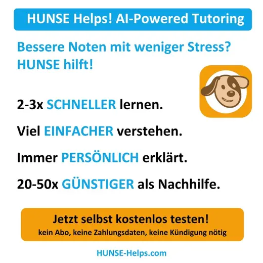 HUNSE Helps! kostenlos testen – kein Abo, keine Zahlungsdaten nötig