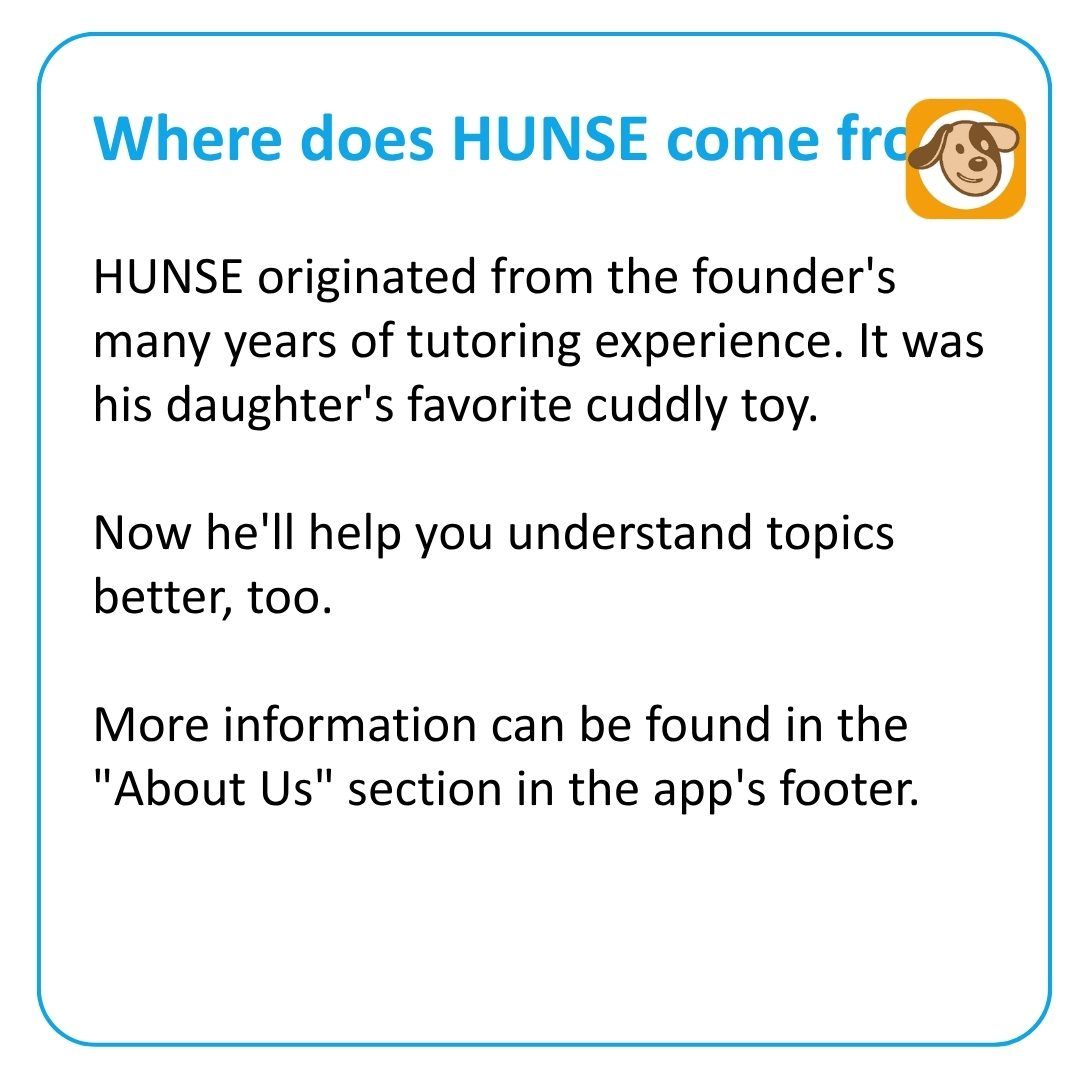 HUNSE Helps! origin story – built from real tutoring practice